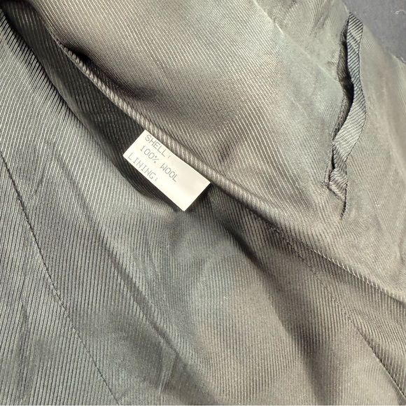 Beaufort Wool Riding Coat Women’s Size 16 L Gold Buttons Back Vent Lined - Picture 8 of 10